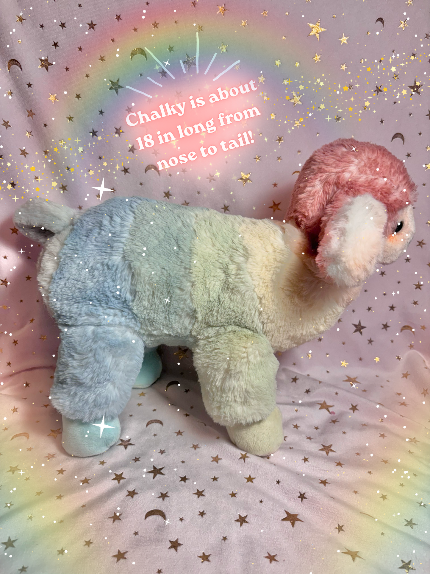 Chalky the Rainbow Lamb Tubby