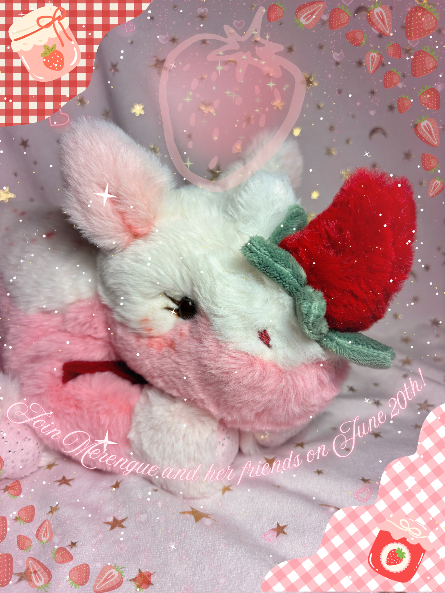 Merengue the Strawberry Shortcake Rhino Tubby