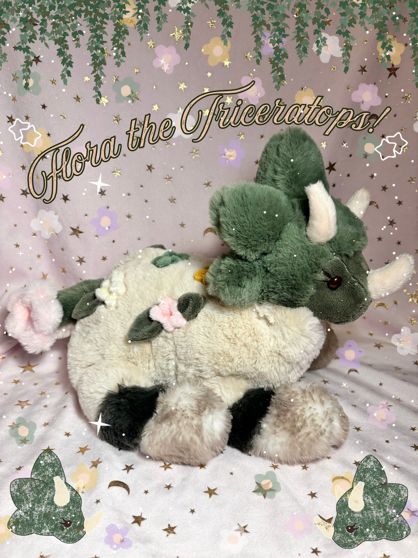 Flora the Triceratops Tubby