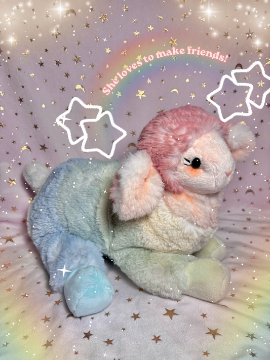 Chalky the Rainbow Lamb Tubby