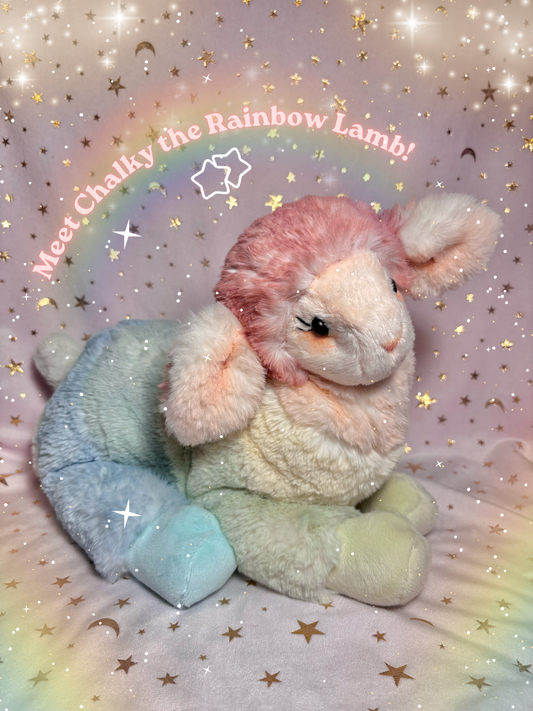 Chalky the Rainbow Lamb Tubby