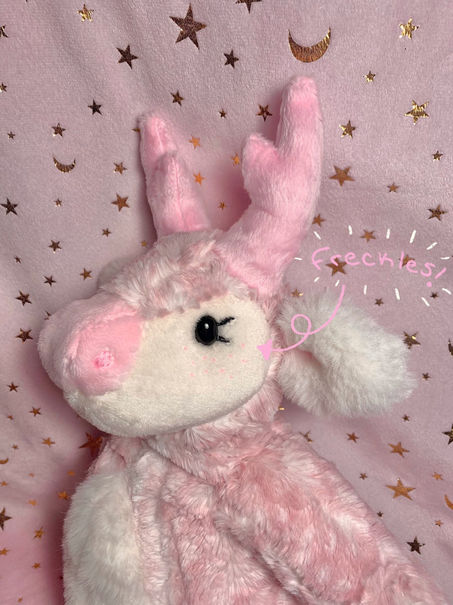 Rose the Pink Deer Dolly