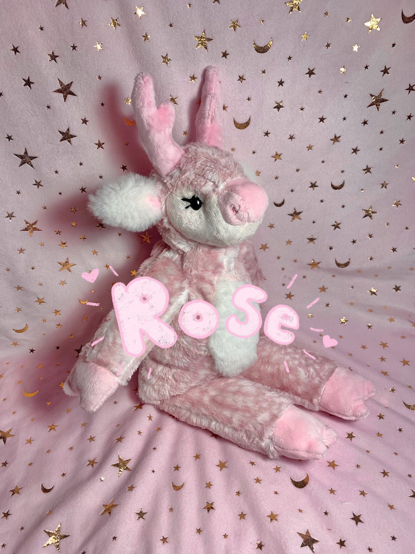 Rose the Pink Deer Dolly