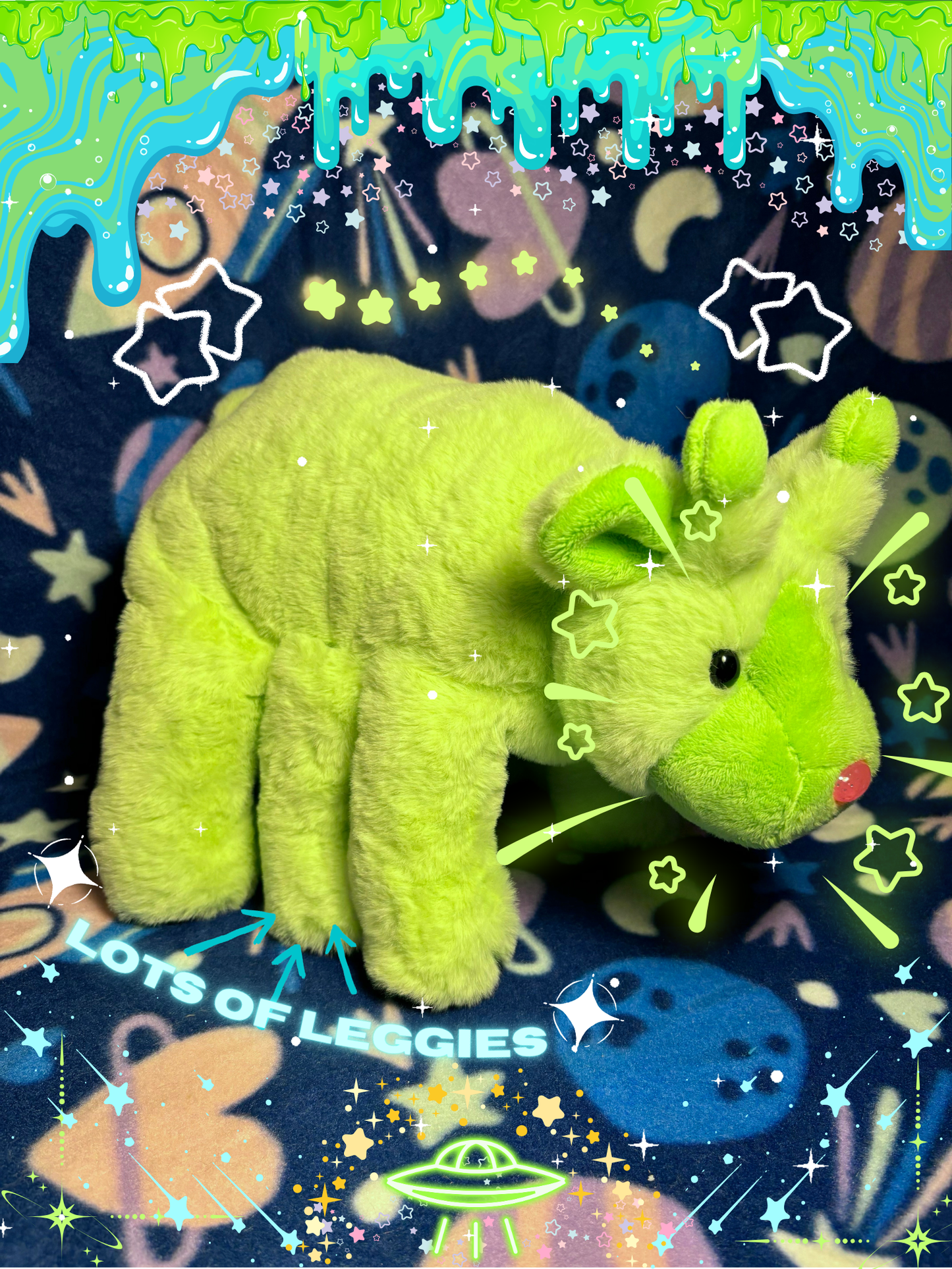 Green Glorpi Teddy