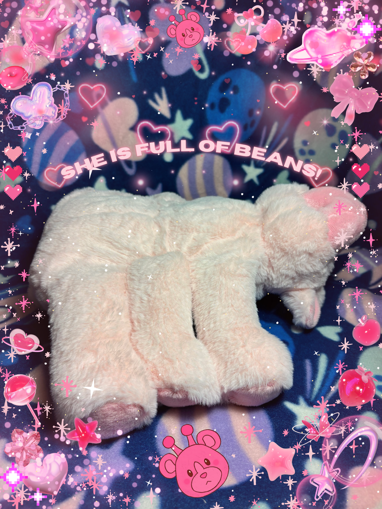 Pink Glorpi Teddy