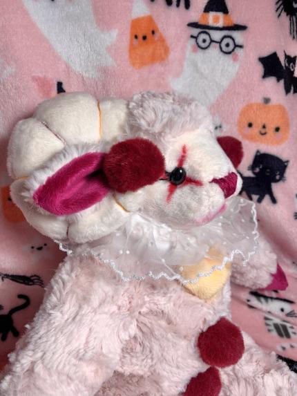 Kenny the Pagliacci Clown Lamb Dolly