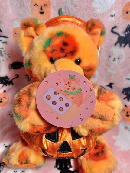 Pumpkin Kitty Cookie Sticker