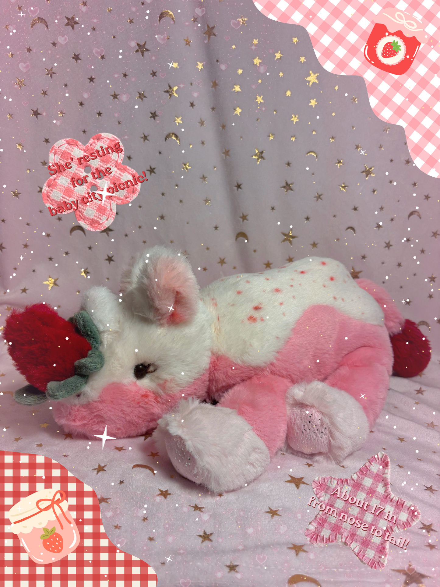 Merengue the Strawberry Shortcake Rhino Tubby