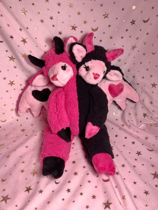 Drac and Laura Vampire Lamb Dollies