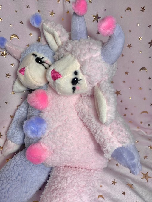 Bingus and Bongus the Clown Lamb Dollies